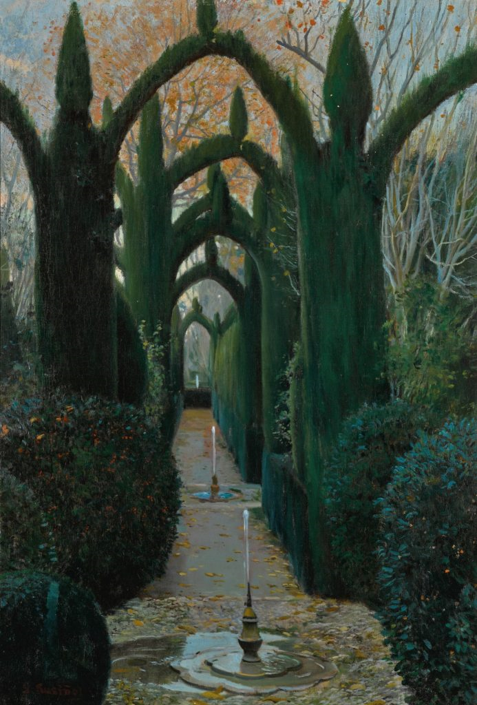 santiago rusiñol, the generalife gardens, granada, ca. 1919