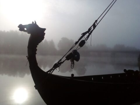 vikingaleden replica warship
