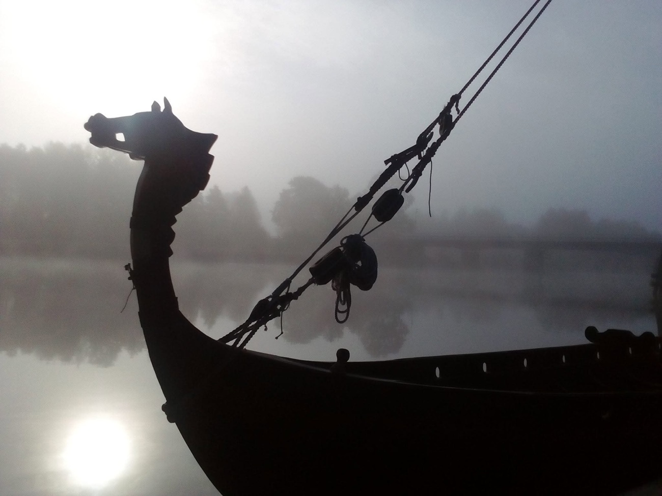 vikingaleden replica warship
