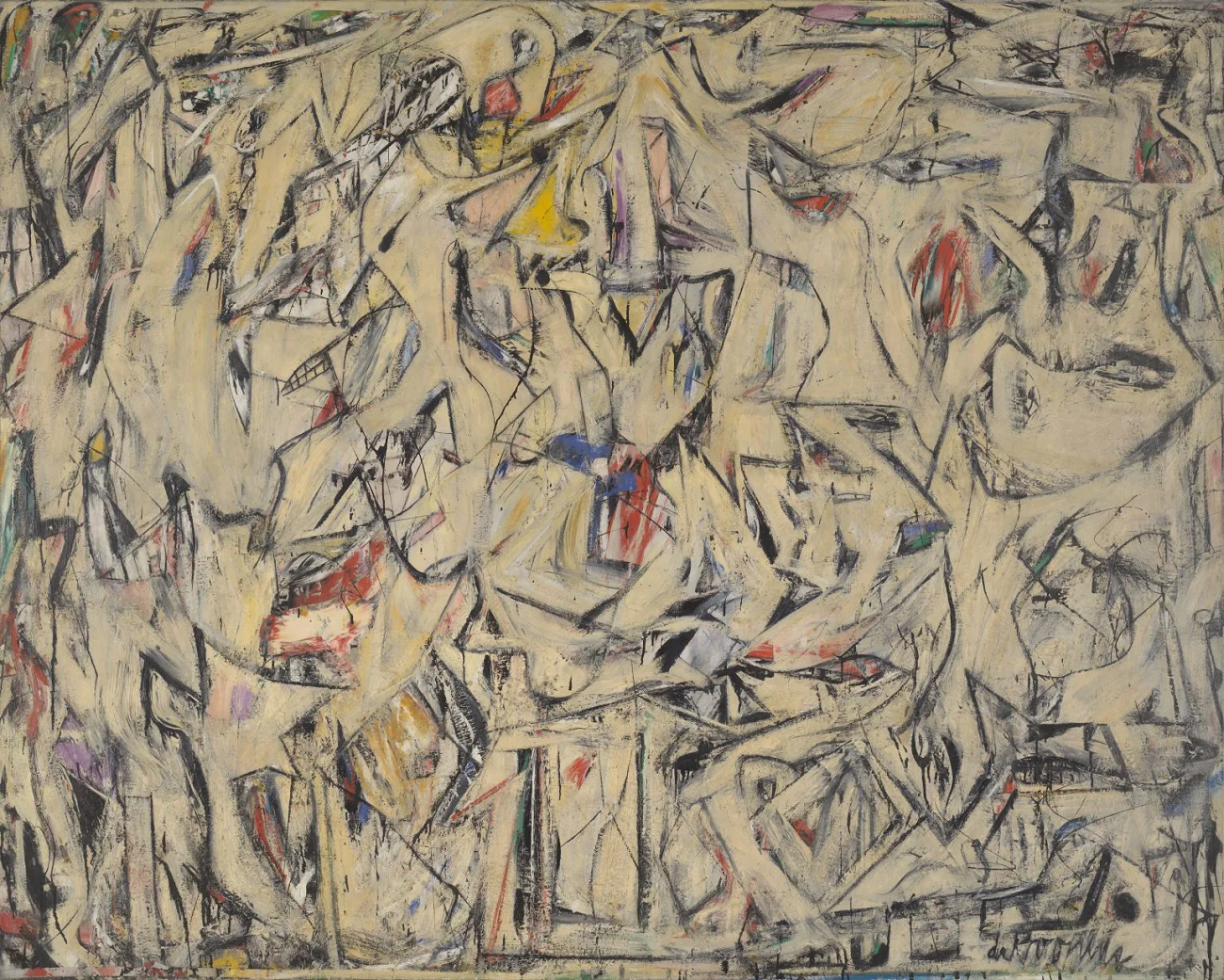 willem de kooning, excavation (1950), robert lifson, art institute of chicago
