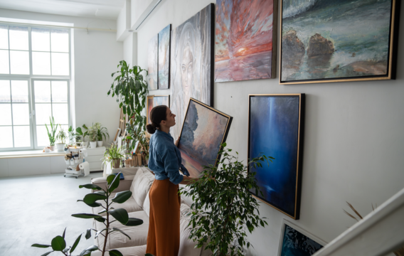 tablou, rama, interior, shutterstock, curatorial