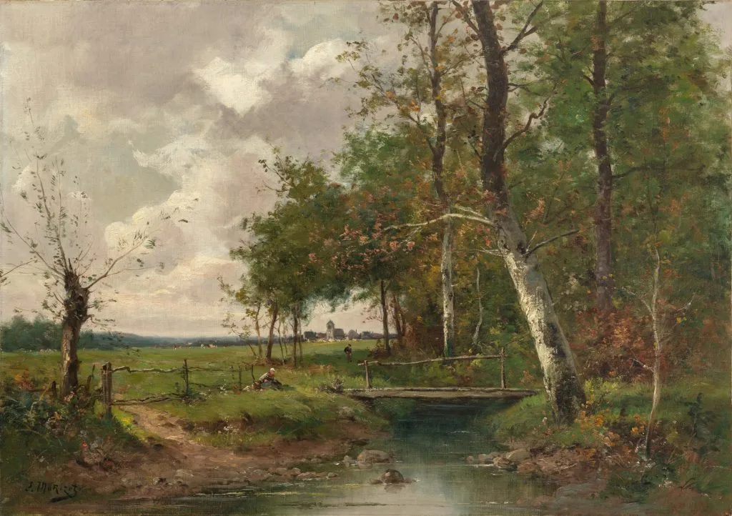 edma morisot, souvenir de campagne, 1864
