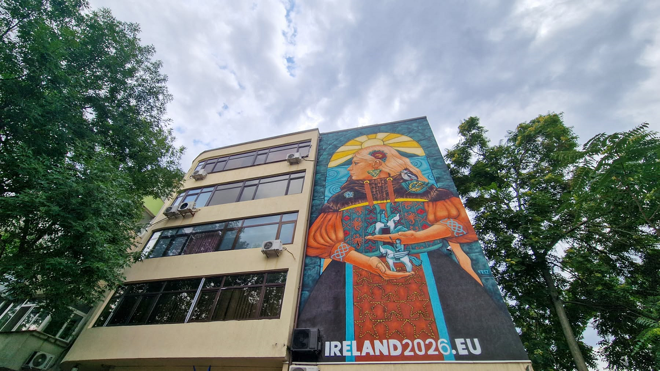 irlanda, mural, bucuresti