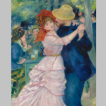 la danse à bougival, pierre auguste renoir