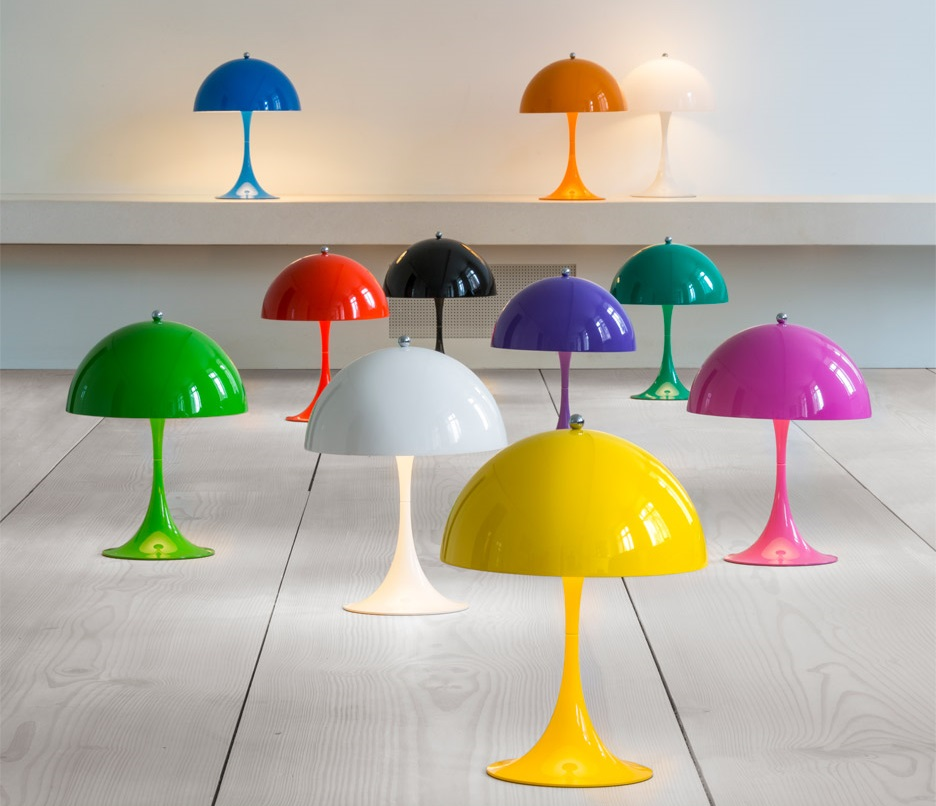 mini panthella lamp, verner panton, louis poulsen