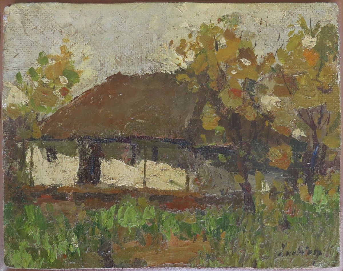 peisaj cu casă din moldova, Ștefan luchian