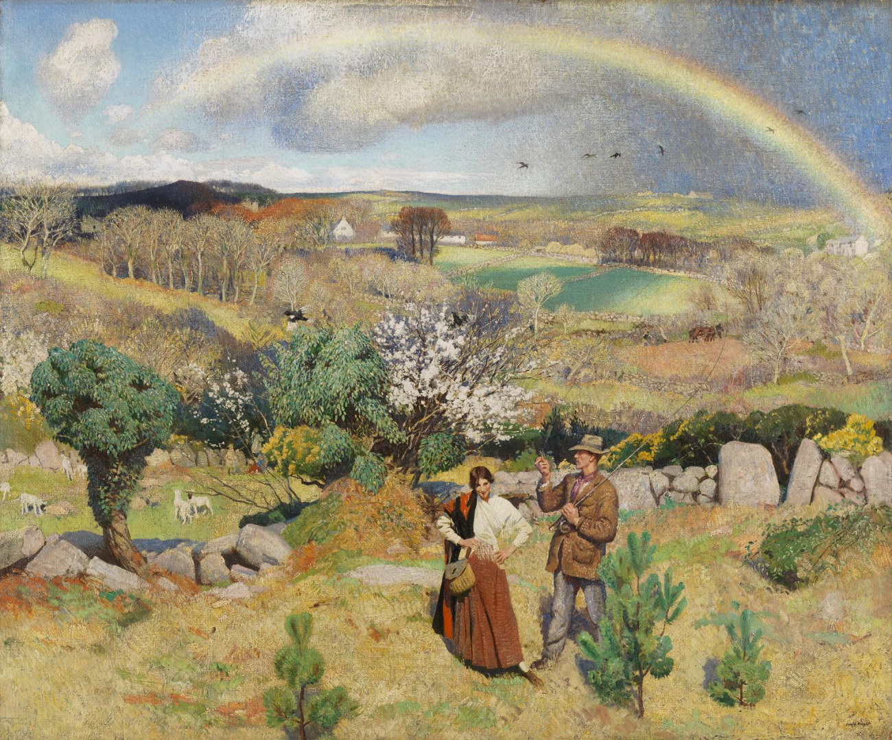 spring, laura knight, 1916 1920