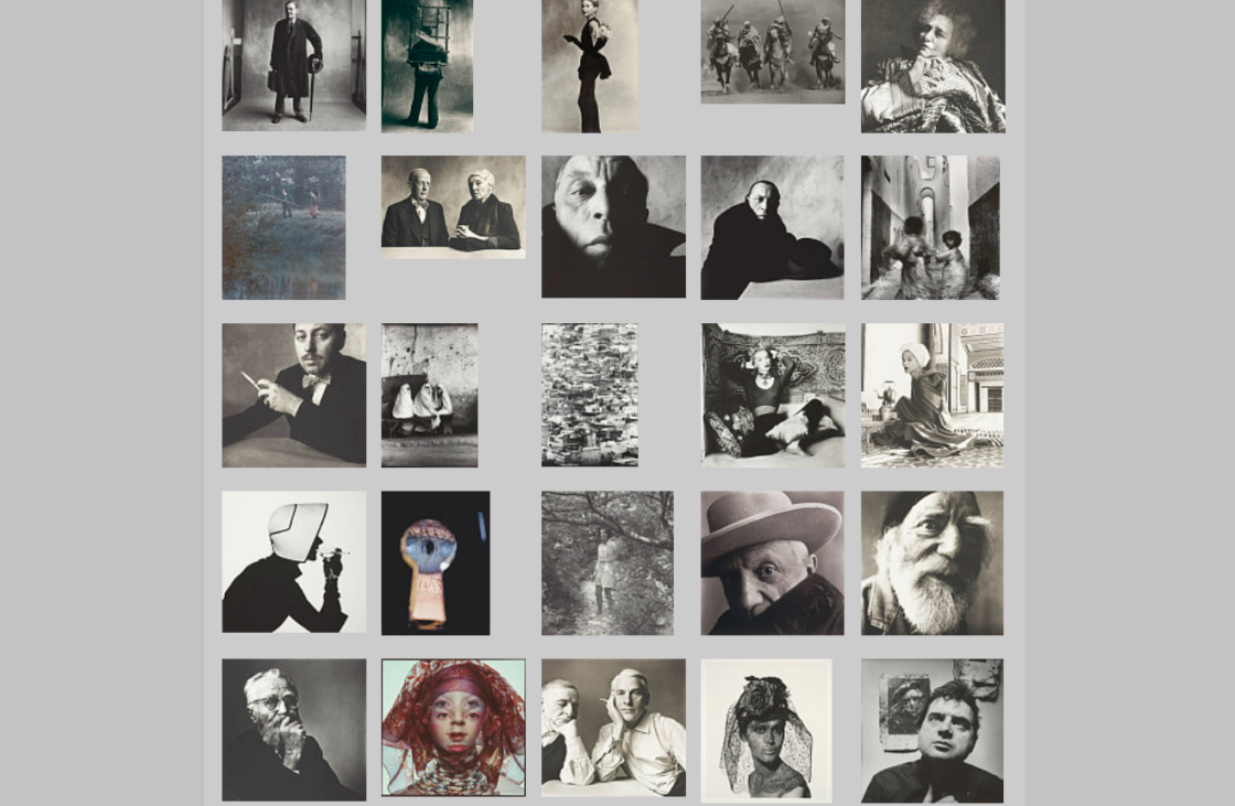 arhiva irving penn