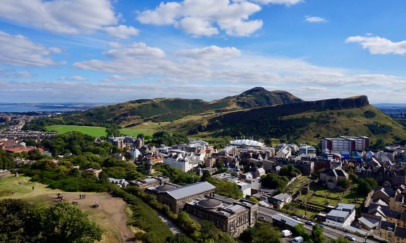 arthur's seat din holyrood park, edinburgh