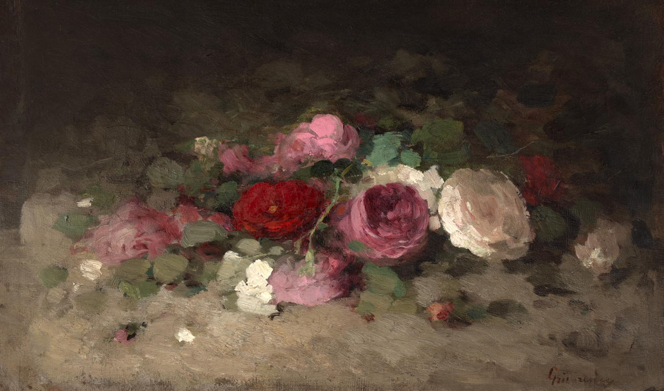 buchet de trandafiri, 1863 1869, nicolae grigorescu