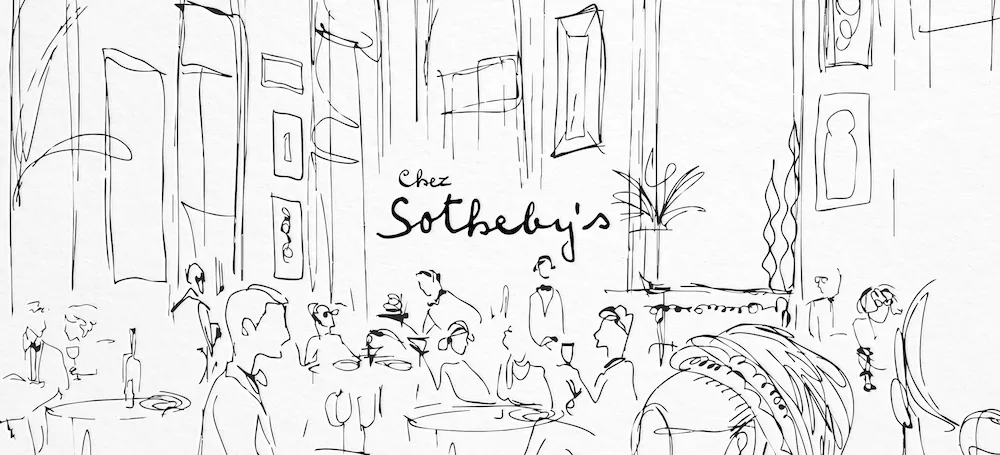 chez sothebys, ilustratie cecila carlstedt