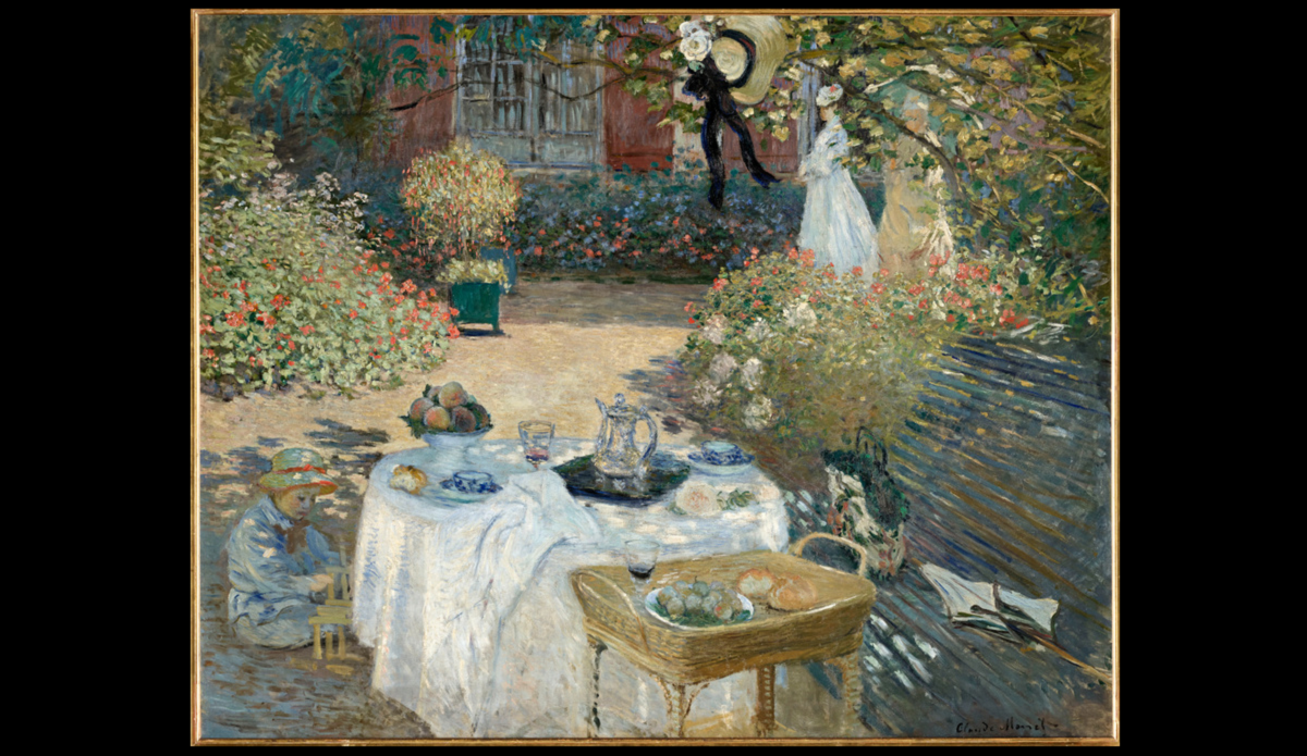claude monet, le dejeuner