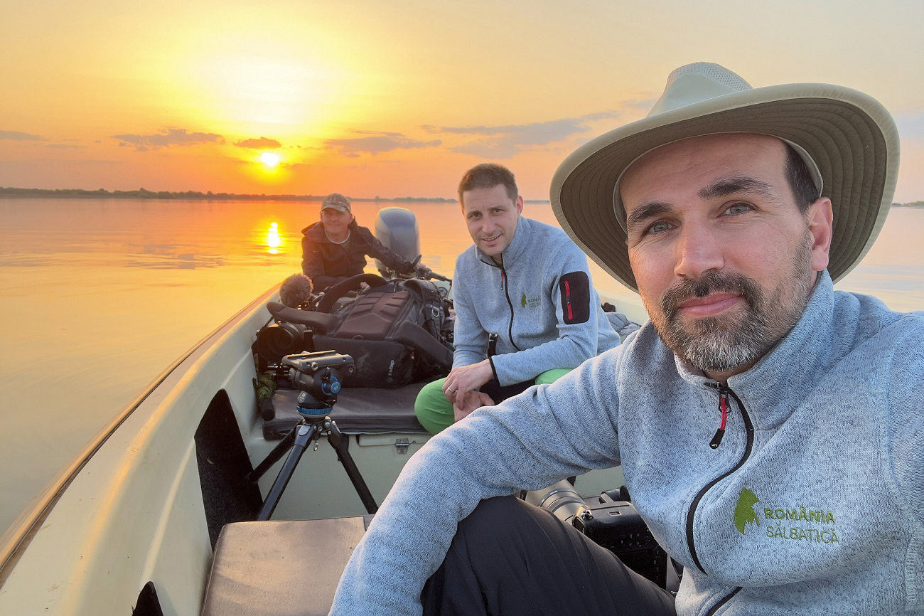 dan dinu și cosmin dumitrache, în delta dunării © dandinu