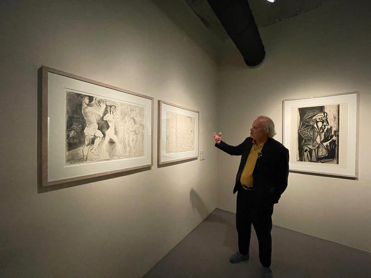 jl andral, picasso en visite, art encounters, curatorial