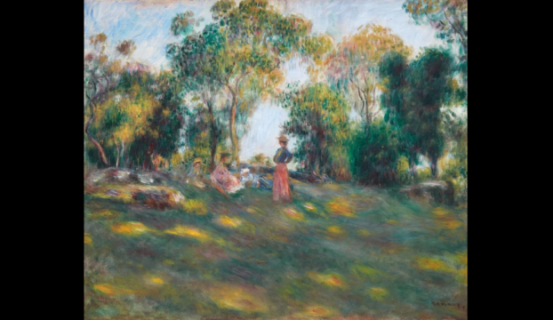 paysage avec figures, pierre auguste renoir
