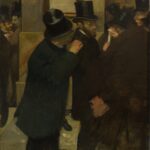 portraits a la bourse, degas