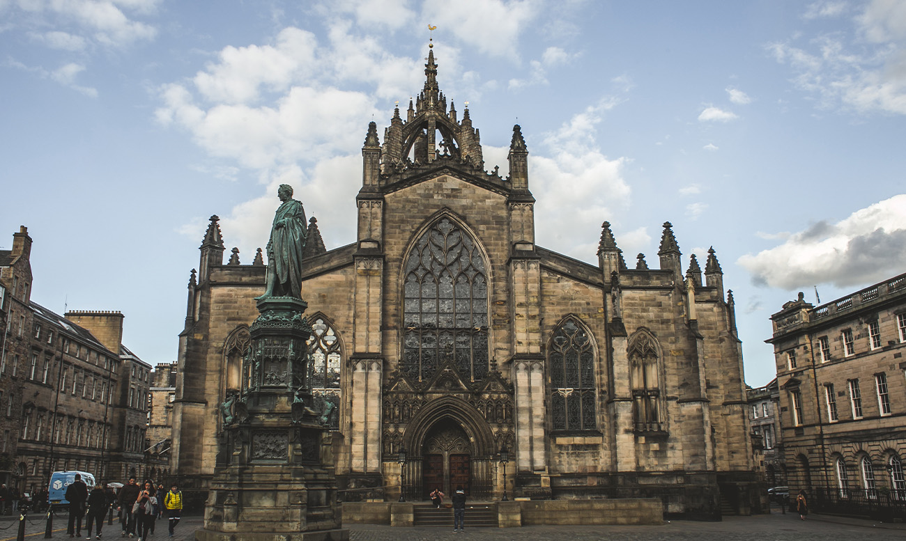 royal mile si st giles' cathedral