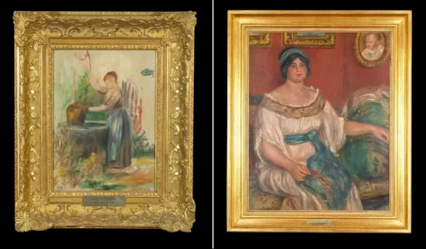 renoir, jeune fille au puits portrait of madame colonna romano