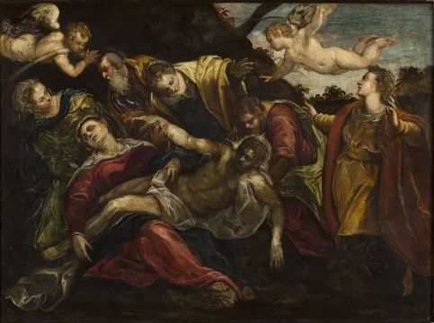tintoretto, la déploration du christ