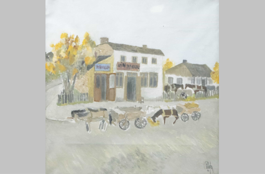 În fața cârciumei, constantin piliuță