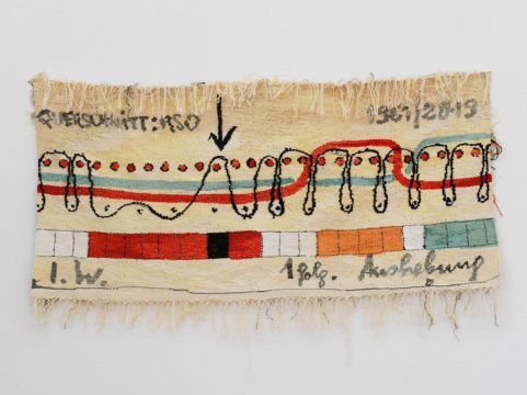 jaquardbindung, 2019, ingrid wiener