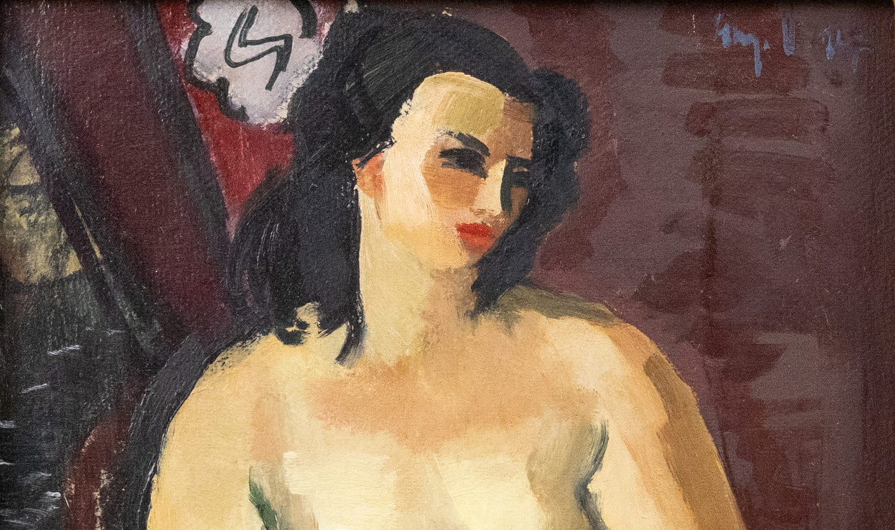 nud (detaliu), 1947, gheorghe n.g. vânătoru
