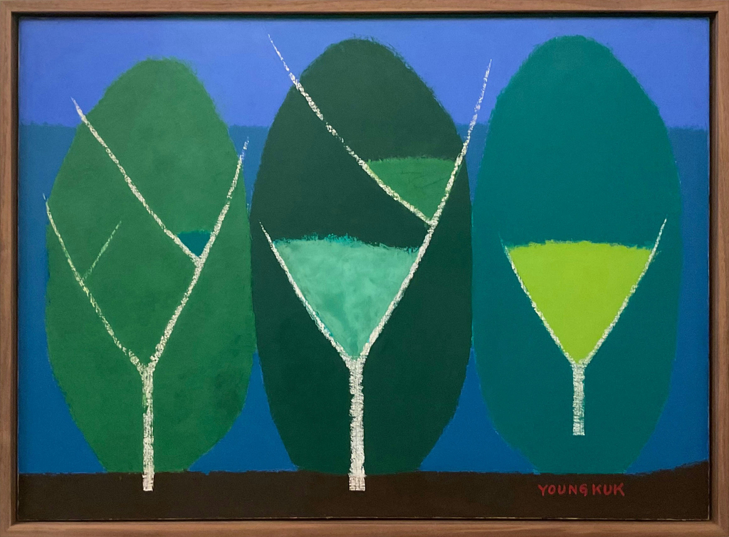 yoo youngkuk, work (trees), 1981