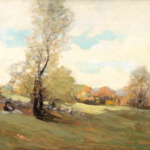 ciobanas cu turma de mioare, grigorescu
