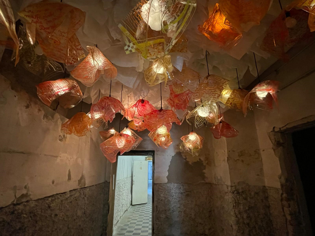instalație de ioana stelea și paul popa, curatorial