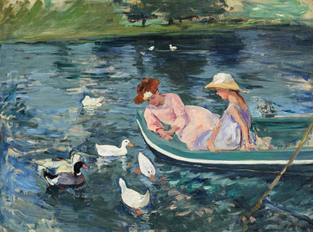 summertime, mary cassatt