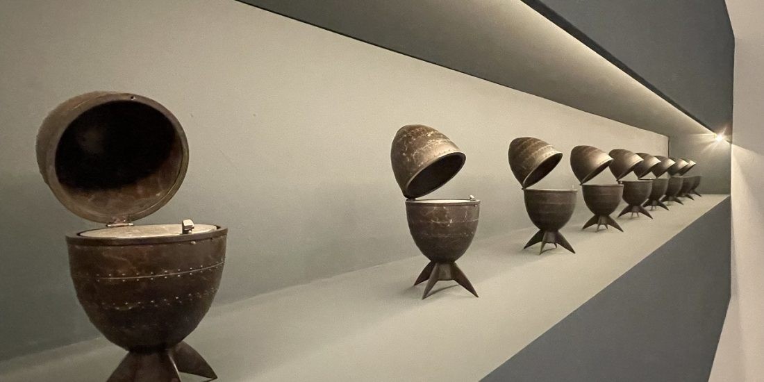 Ammunition sculptures, archaeological artefacts in Palestine